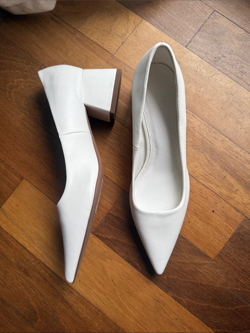 ASOS White Pointed Toe Women's Heels - Picture 2 of 10